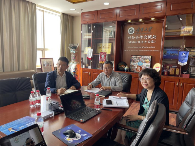 对外合作交流处组织我校相关单位参加“2021年丝绸之路农业教育科技创新联盟合作论坛暨常任理事会”线上会议